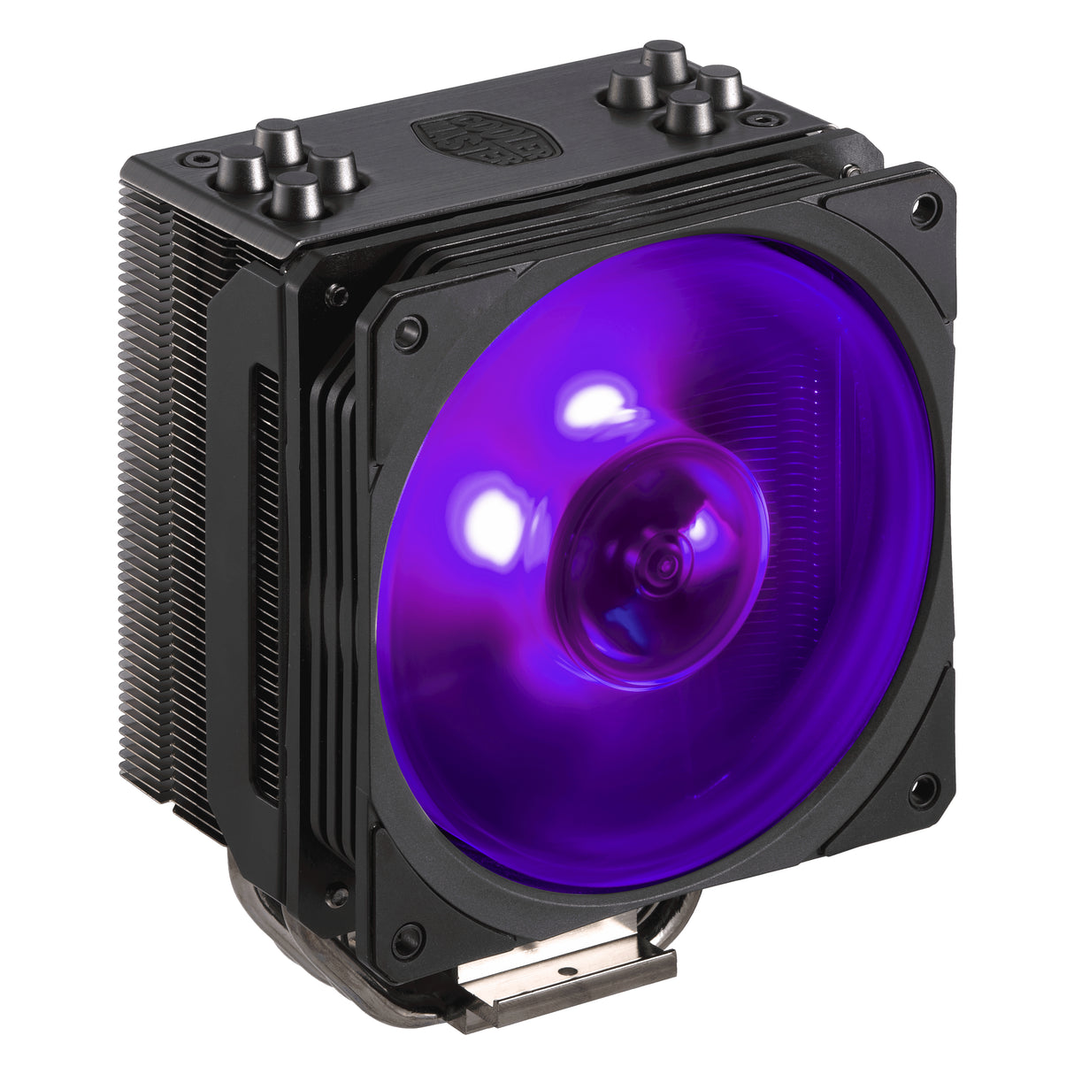 Cooler Master Hyper 212 RGB Black Edition w/LGA1700 Procesador Enfriador 12 cm Negro, 650 RPM, 2000 RPM