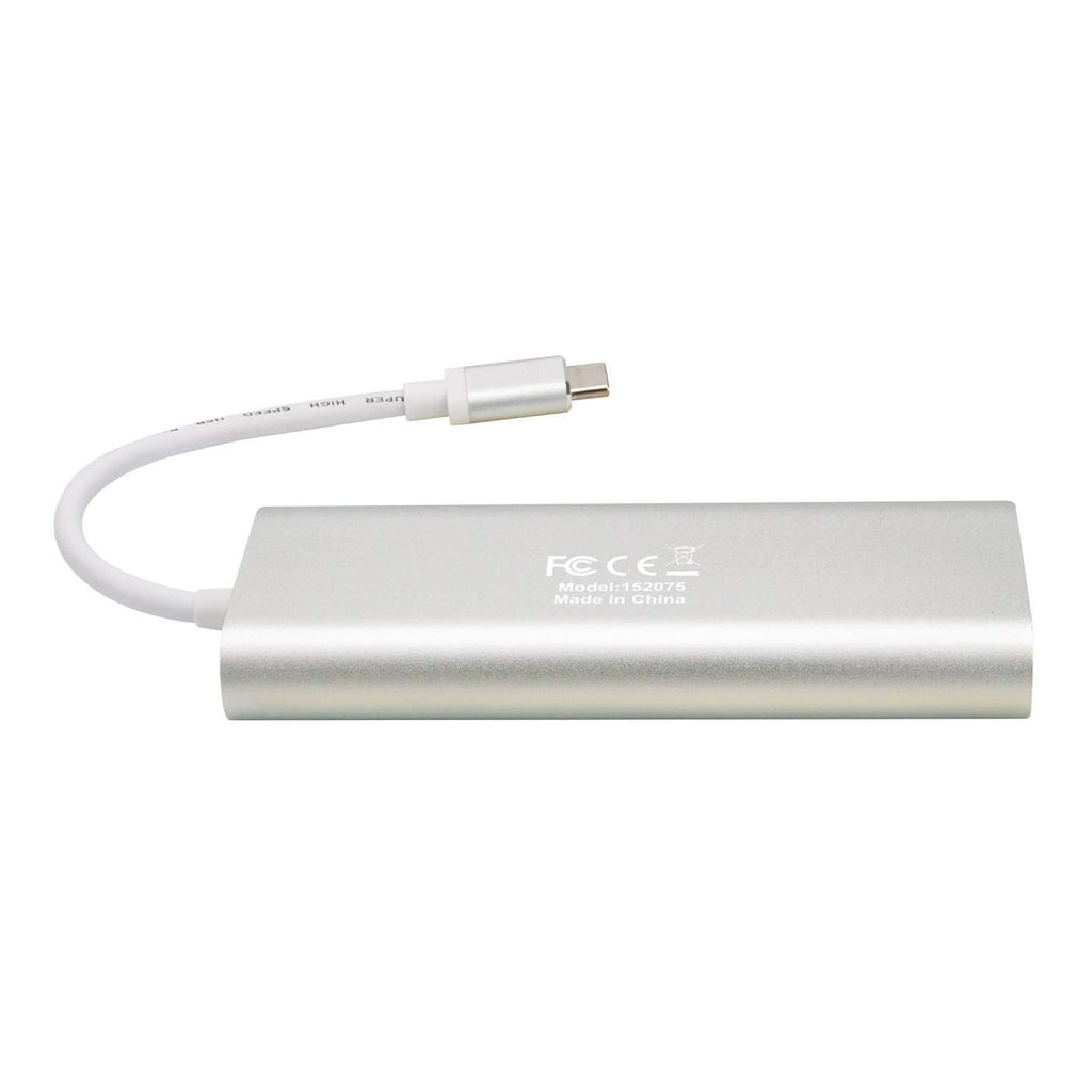 Manhattan Docking Station multiplicador de puertos USB Tipo-C 6 en 1 Laptop Alámbrico USB 3.2 Gen 2 (3.1 Gen 2) Type-C 2