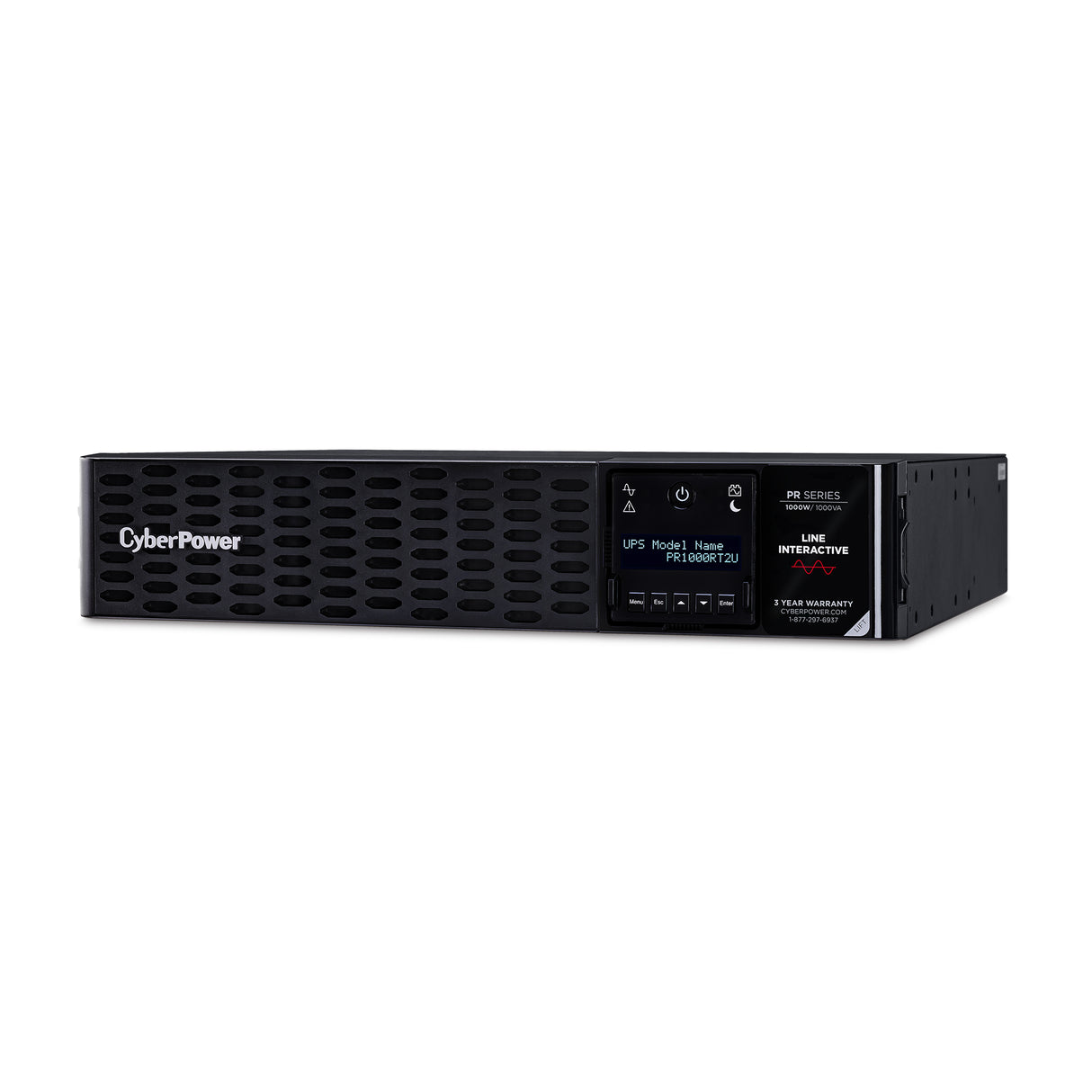 CyberPower PR1000RT2U UPS Línea interactiva 1 kVA 1000 W Seno