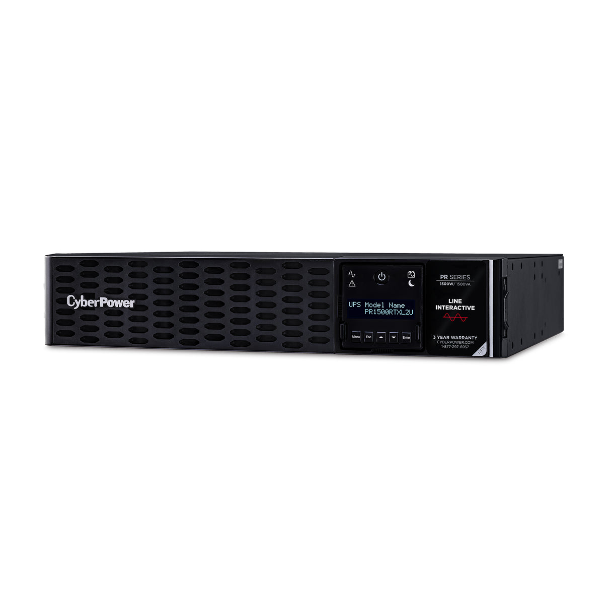 CyberPower PR1500RTXL2U UPS Línea interactiva 1,5 kVA 1500 W Seno