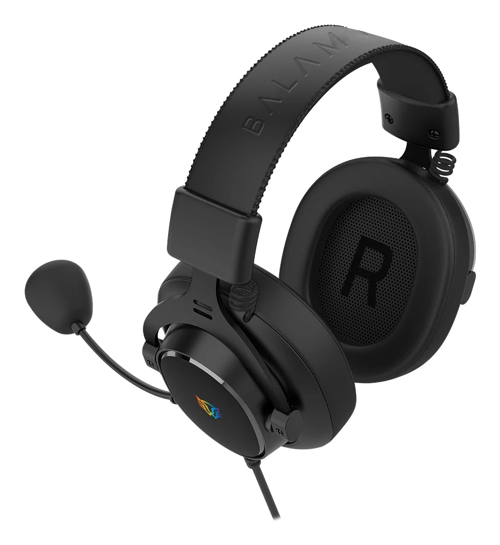 Audífonos Gamer BALAM RUSH Aviator Expert HA777 / Alámbricos + Over Ear + Bocinas 53 mm + Mic Desmontable / Sonido 7.1 +