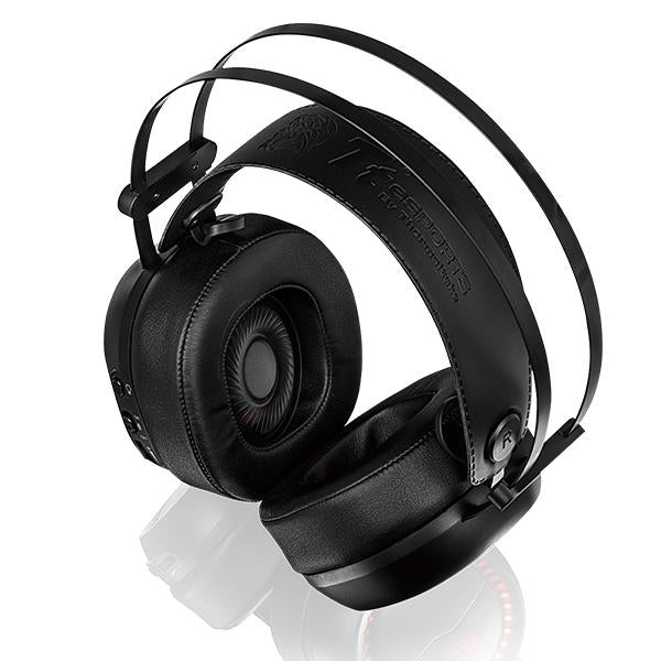 Thermaltake Shock Pro RGB 7.1 Auriculares Alámbrico Diadema Juego Negro, 20 - 20000 Hz