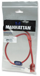 Manhattan 305808 Cable 0,5 m Macho/Macho Rojo