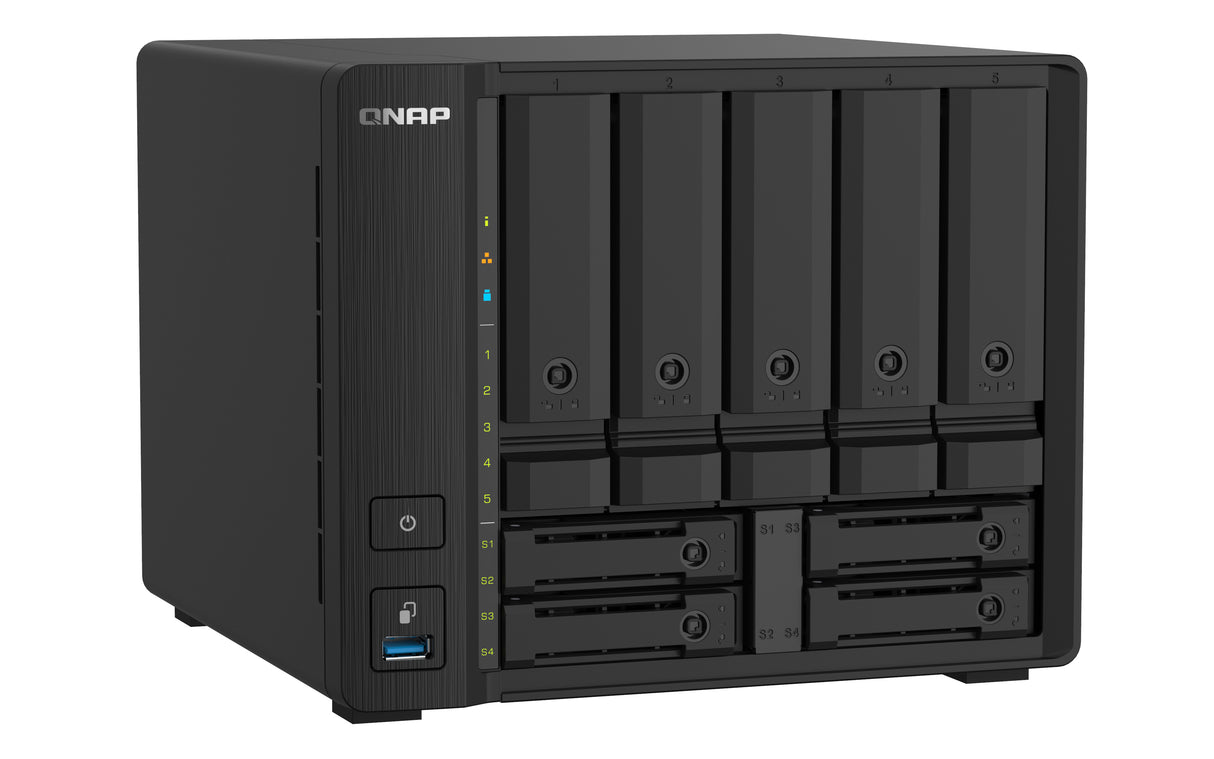 QNAP TS-932PX Servidor 0 GB SATA, Serial ATA II, Serial ATA III 2.5,3.5 cm (2.5,3.5") Si