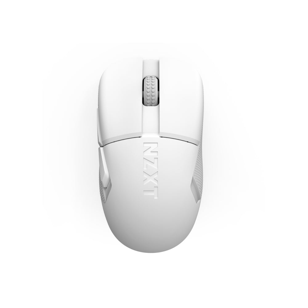 NZXT MS-101NW-02 ratón Juego Diestro RF inalámbrico Óptico 26000 DPI, Blanco