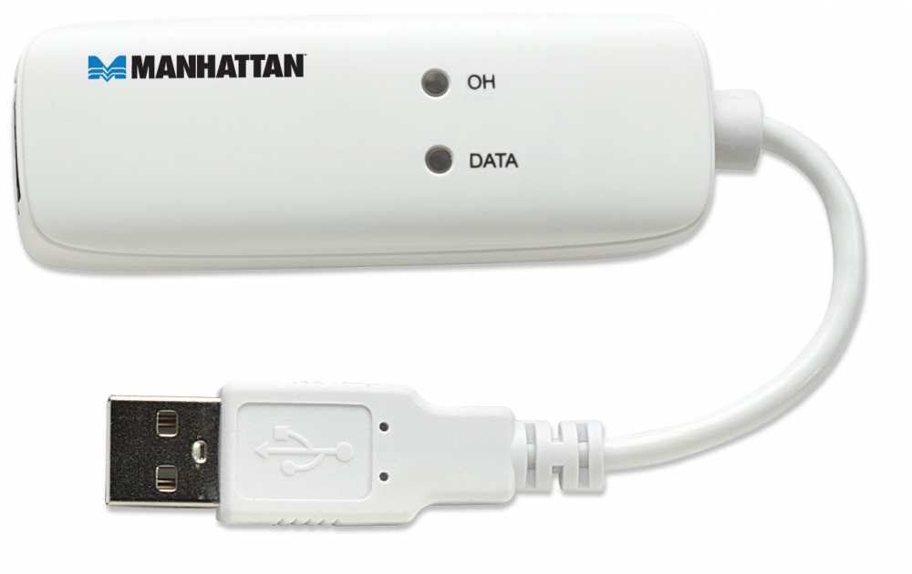 Manhattan Módem USB módems 56 Kbit/s USB 14.4Kb/s ITU-T V.44, V.42bis, MNP 5