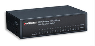 SWITCH INT 16 PTOS 10/100 PARA ESCRITORIO METALICO