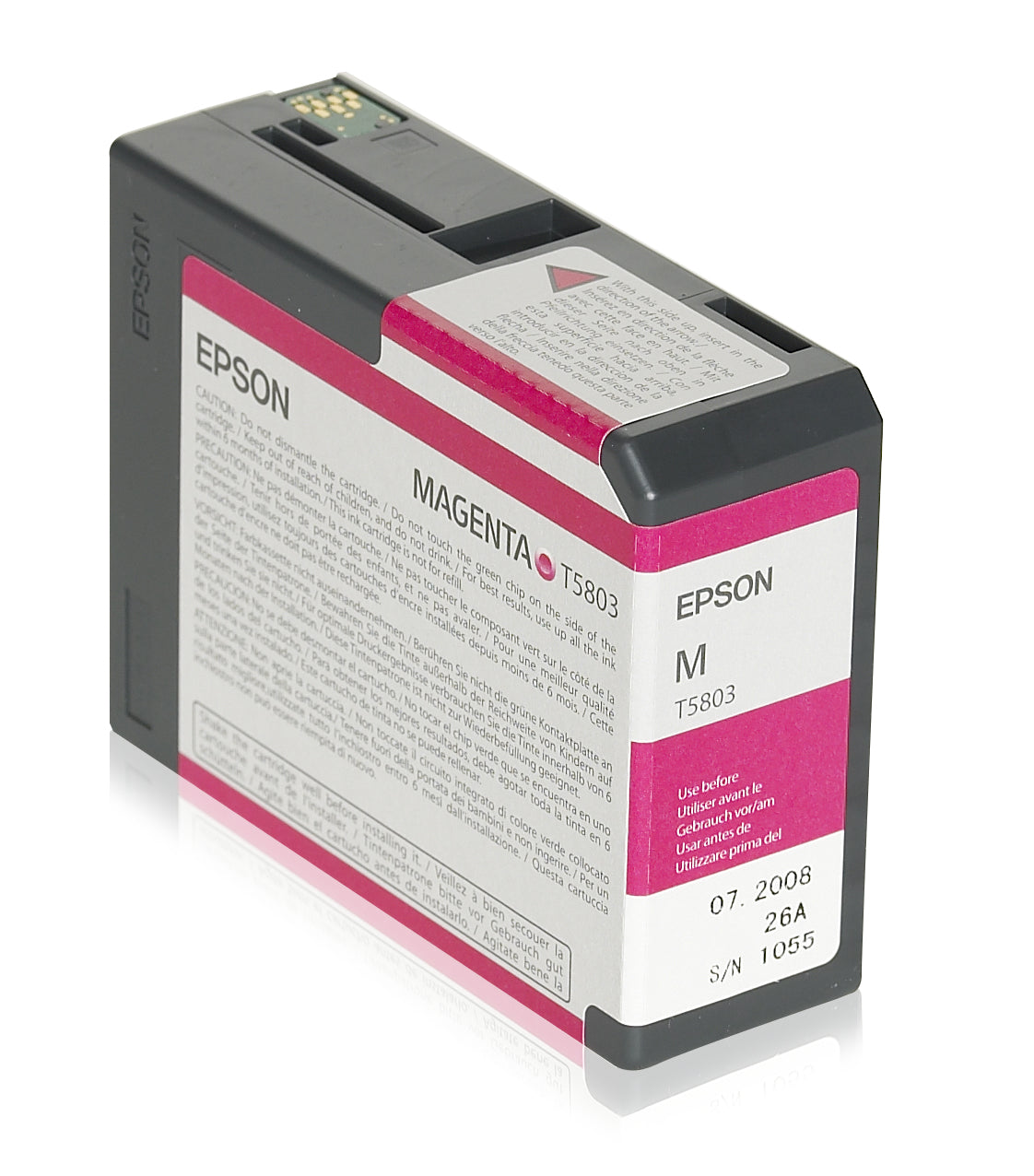 Epson Cartucho T580300 magenta Cartucho de Tinta Tinta a base de pigmentos Impresión por inyección de tinta Stylus Pro 3800, Pro 3880 1 pieza(s)