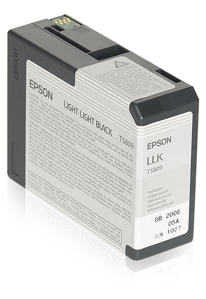 Epson Cartucho T580900 gris claro Cartucho de Tinta Tinta a base de pigmentos Impresión por inyección de tinta Stylus Pro 3800, Pro 3880 1 pieza(s)
