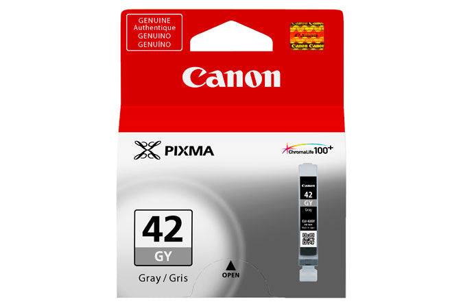 TANQUE TINTA CANON CLI-42 GY GRIS 13ML PIXMA PRO-100, IMPRESIÓN ALTA CALIDAD