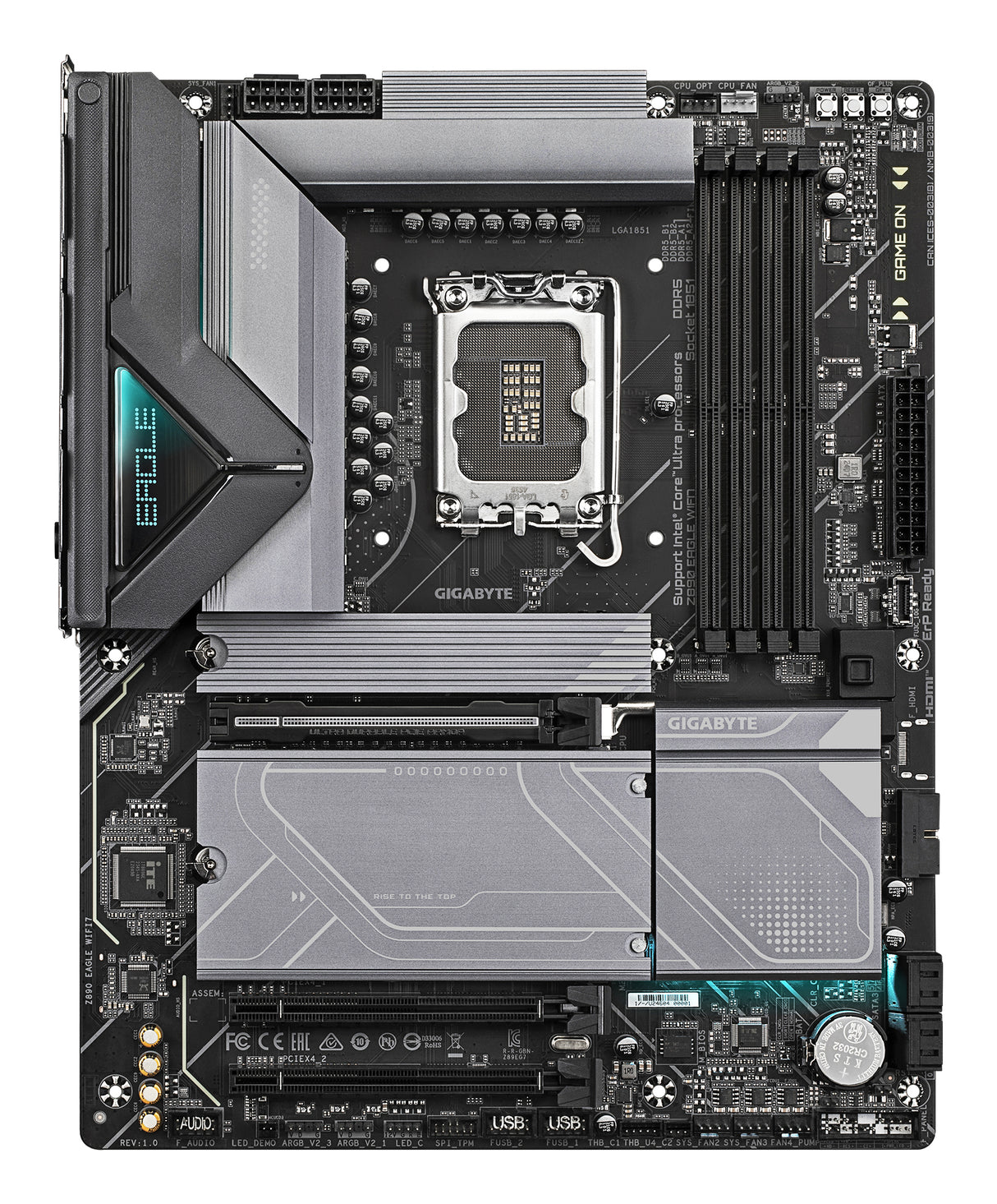 GIGABYTE Z890 EAGLE WIFI7 placa base Intel Z890 LGA 1851 (Socket V1) ATX, Intel Core Ultra (Series 2), 256 GB, DDR5-SDRAM