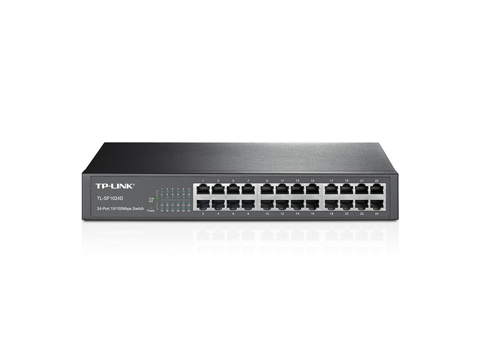 TP-Link TL-SF1024D dispositivo de redes No administrado 24 Fast Ethernet (10/100) 10BASE-T, 100BASE-TX