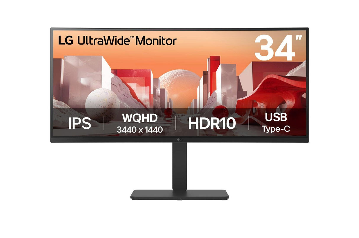 LG 34BA75QE-B Monitor 86,4 cm (34") 3440 x 1440 Pixeles Wide Quad HD LCD Negro