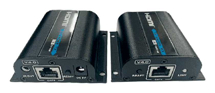 Saxxon LKV372PRO-4.0 extensor audio/video Transmisor y receptor de señales AV Negro