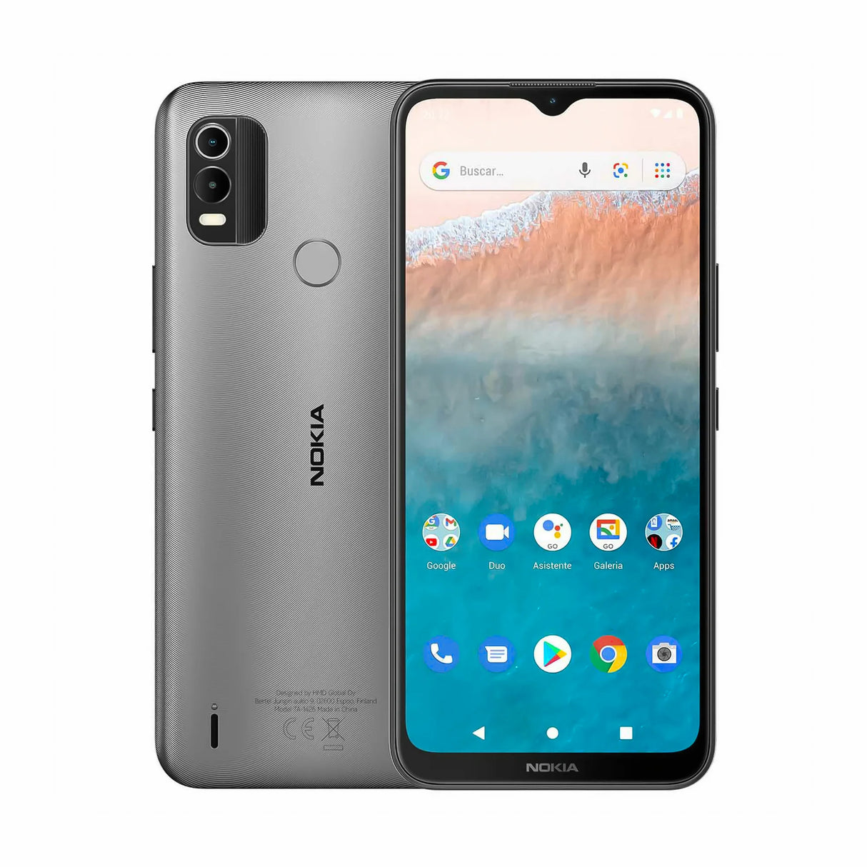 Smartphone Nokia C21 6.5" 32Gb/2Gb Cámara 8Mp/5Mp Octacore Android 11 Color Gris Cálido