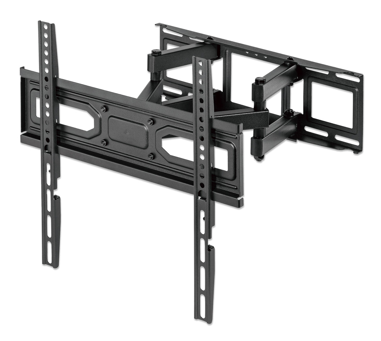 Manhattan 462433 - Manhattan Soporte de pared para TV/monitores (Articulado), pantallas 32"–55", Compatibilidad VESA: de 100x100 a 400x400 mm (verifique las dimensiones de los cuatro orificios de montaje traseros), carga máxima 40 kg, negro