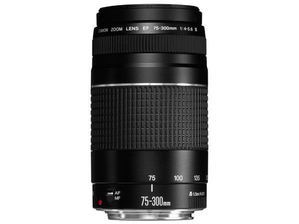 Canon Lente EF 75-300mm F/4-5.6 III, Montura EF, Compatible DSLR