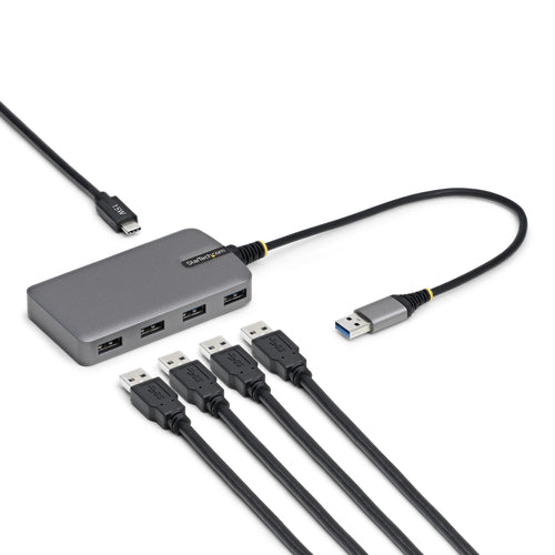StarTech.com Hub USB-A de 4 Puertos - Ladrón USB USB-A - USB-A a 4x USB-A - Concentrador USB 3.0 Portátil de 5Gbps - Ali
