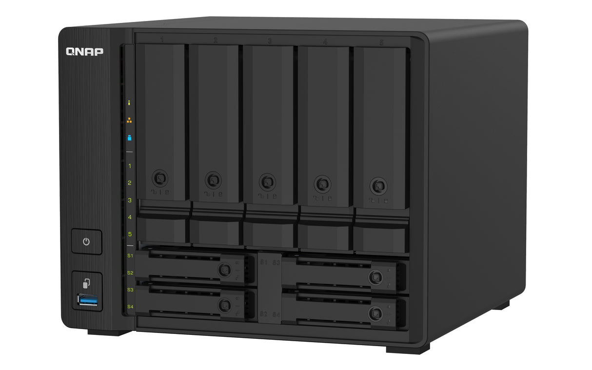 QNAP TS-932PX Servidor 0 GB SATA, Serial ATA II, Serial ATA III 2.5,3.5 cm (2.5,3.5") Si