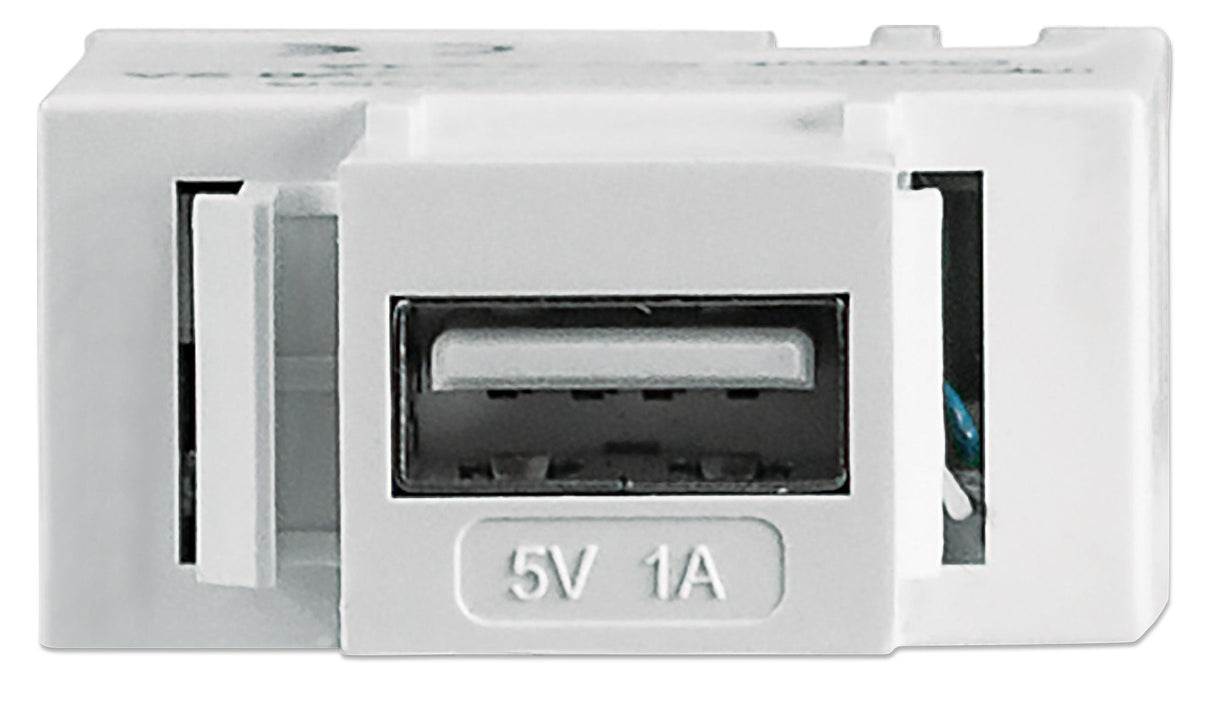 Intellinet 772167 módulos de conectores de red Plano Blanco USB A Terminal