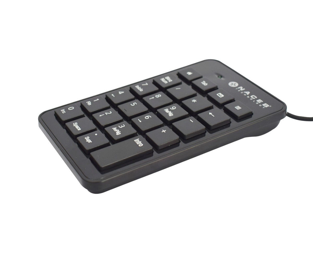 Naceb Technology NA-0104 teclado numérico Universal USB Negro