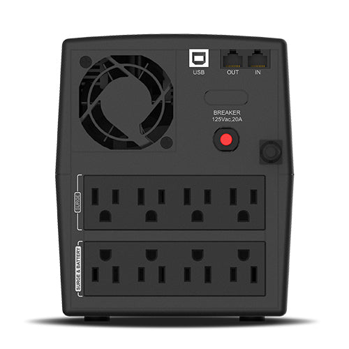 NO BREAK/UPS MARCA SMARTBITT 2.4KVA/1.2KW, 8 CONT, PROTECCION RJ-11 (SBNB2400)