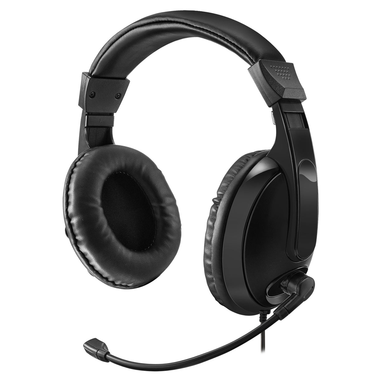 Adesso Xtream H5 - 3.5mm Stereo Headset with Microphone - Noise Cancelling - Wired- Lightweight