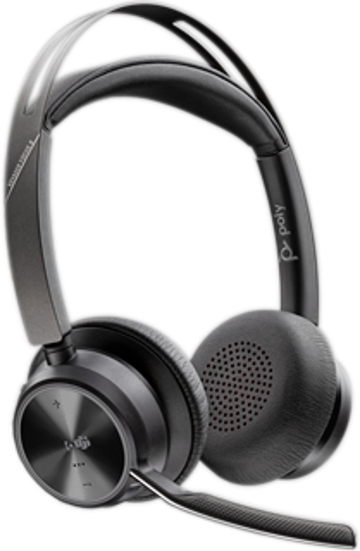 HP Poly Auriculares Poly Voyager Focus 2 USB-C-C con certificación Microsoft Teams + adaptador USB-C/A Auriculares Auric