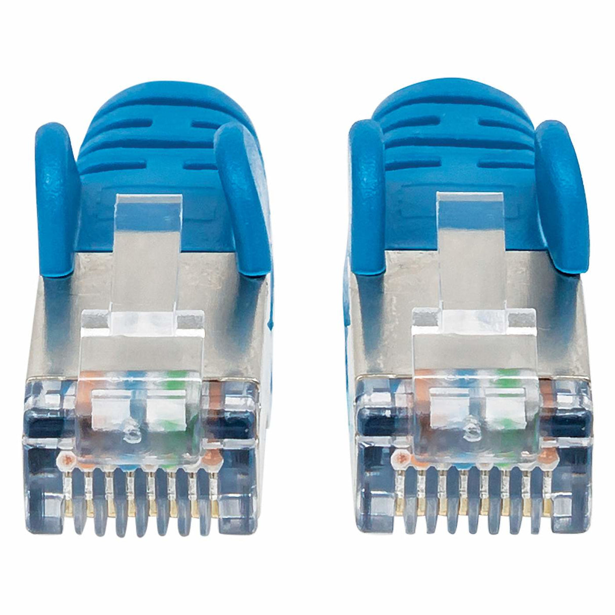 Intellinet Cable de Red Cat6a S/FTP, 2.1 m, Negro Cable Azul 2 m Cat6a S/FTP (S-STP)