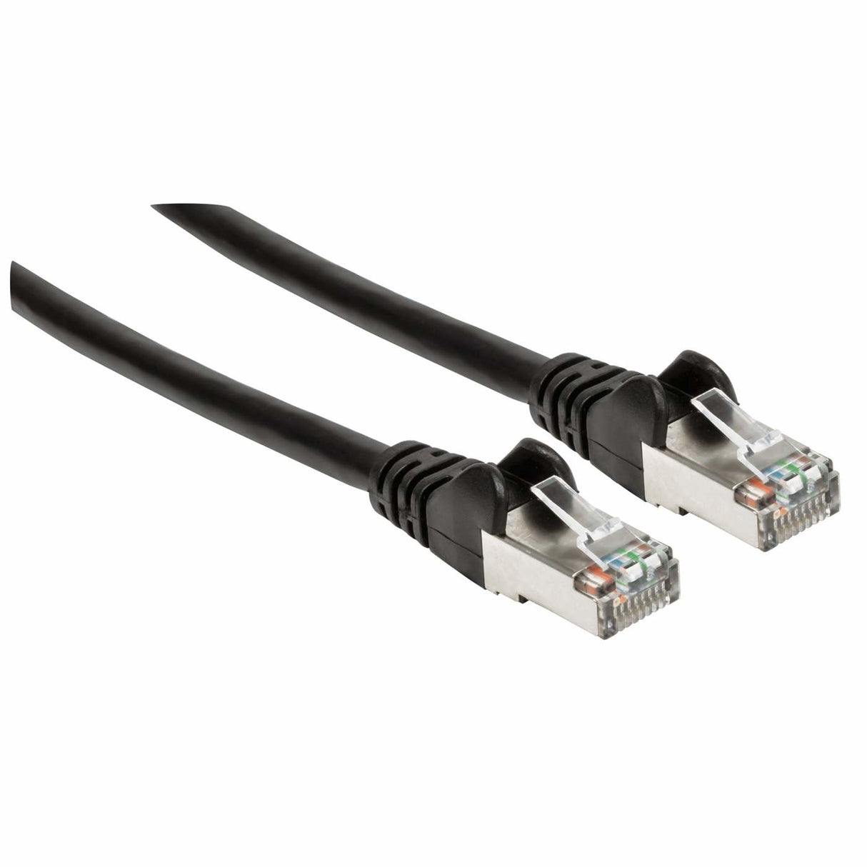 Intellinet Cable de Red Cat6a S/FTP, 2.1 m, Negro Cable Negro 2 m Cat6a S/FTP (S-STP)