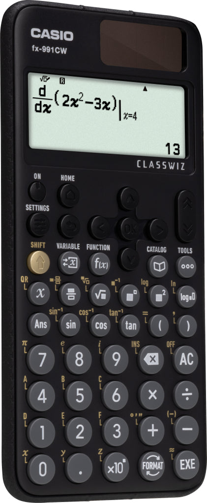 Casio FX-991CW calculadora Bolsillo Calculadora científica Negro, 12 dígitos, Batería