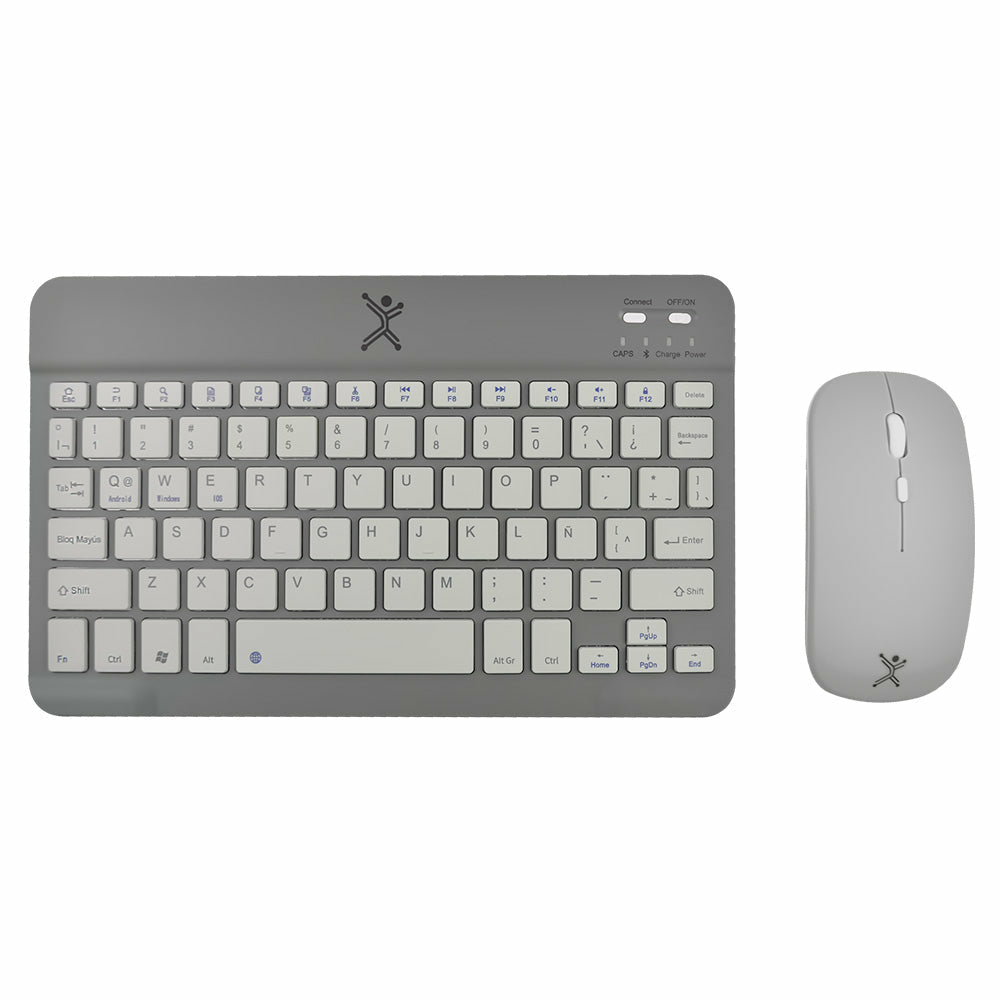 Perfect Choice Genova teclado Ratón incluido Universal RF inalámbrico + bluetooth Español Negro, Interruptor de llave de