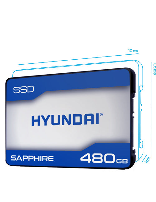 Hyundai Sapphire 480 GB 2.5" Serial ATA III, 540 MB/s, 6 Gbit/s, C2S3T/480G