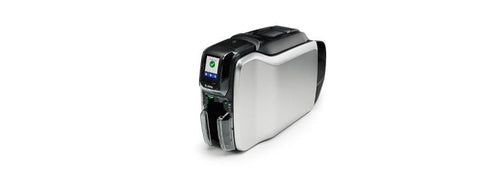 Zebra ZC300 Impresoras de tarjetas plásticas Pintar por sublimación/Transferencia térmica Si Negro, Plata