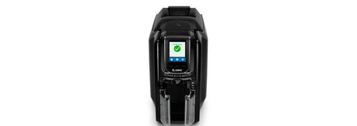 Zebra ZC300 Impresoras de tarjetas plásticas Pintar por sublimación/Transferencia térmica Si Negro, Plata