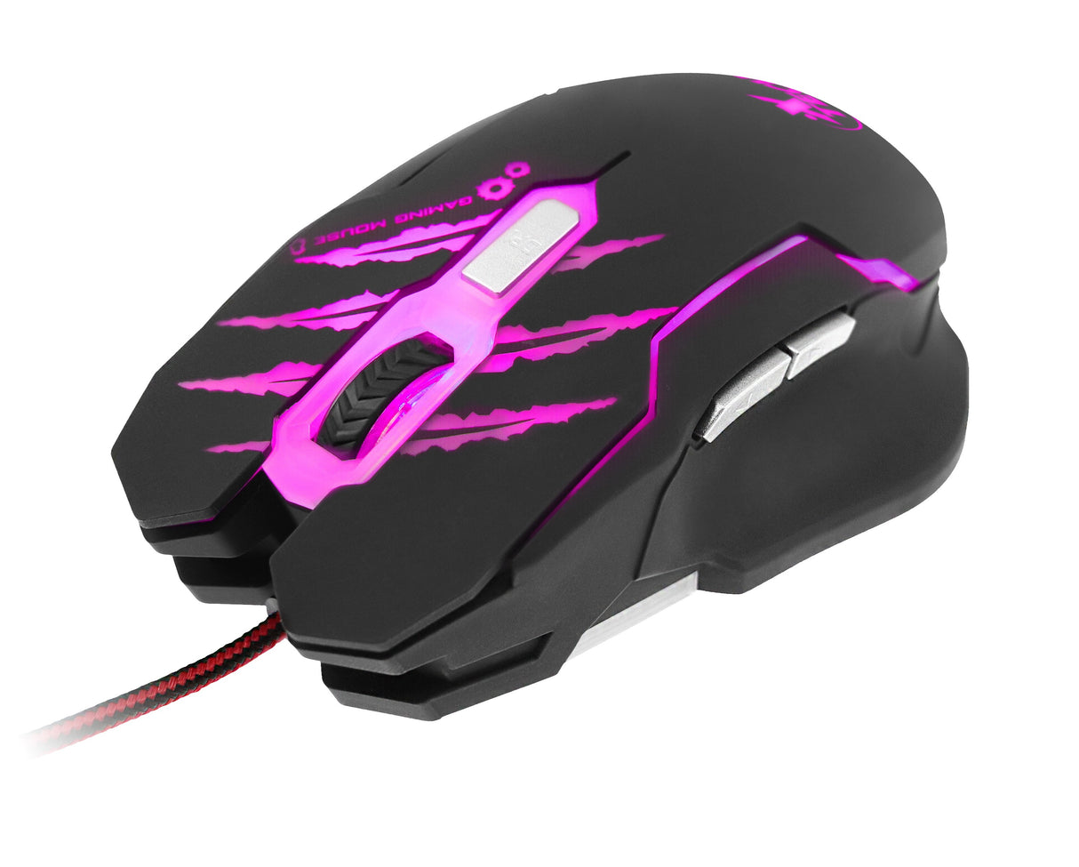 Xtech XTM-610 ratón Juego mano derecha USB tipo A Óptico 3200 DPI