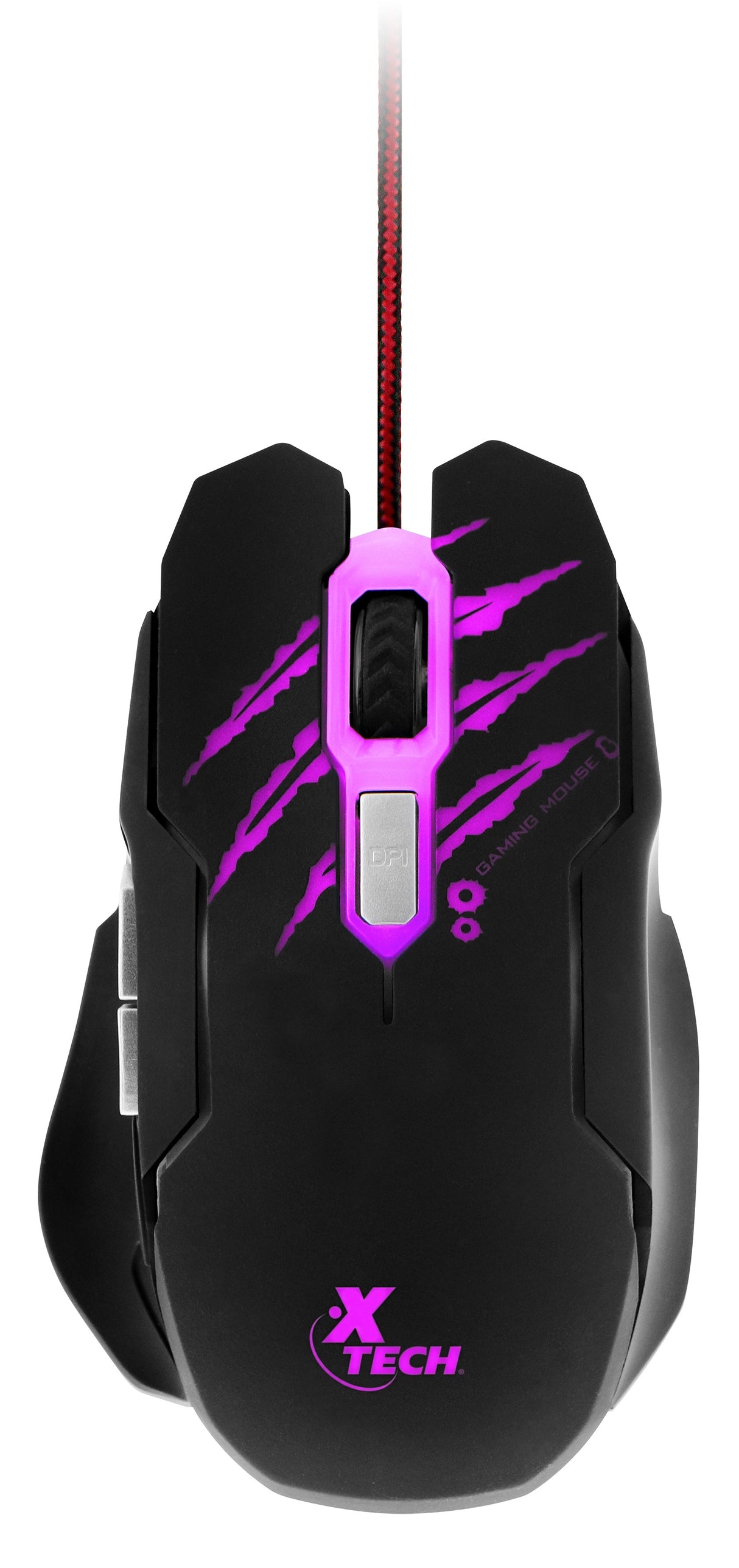 Xtech XTM-610 ratón Juego Diestro USB tipo A Óptico 3200 DPI, Negro | Ratones