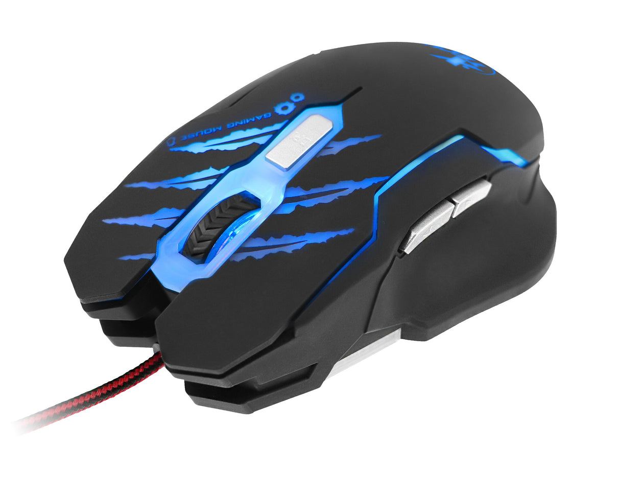 Xtech XTM-610 ratón Juego mano derecha USB tipo A Óptico 3200 DPI