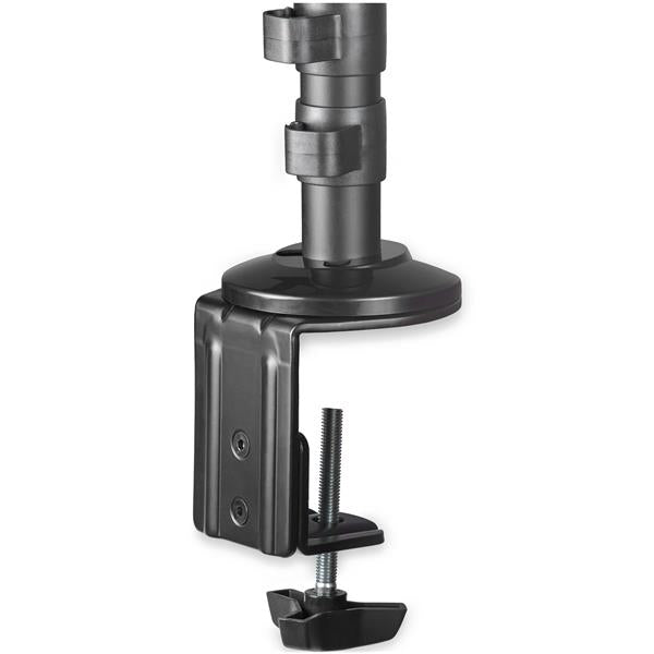 StarTech.com Brazo para Escritorio de Dos Monitores - con Barra Horizontal - Soporte de Mordaza/Ojal para Escritorio Monitor Negro