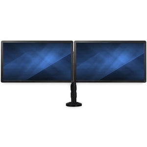 StarTech.com Brazo para Escritorio de Dos Monitores - con Barra Horizontal - Soporte de Mordaza/Ojal para Escritorio Monitor Negro