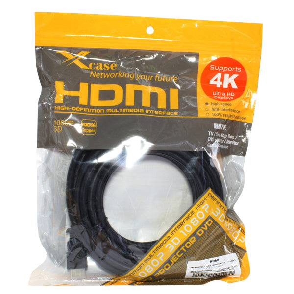 CABLE XCASE HDMI V 2.0 1.8 METROS SOPORTA 4K