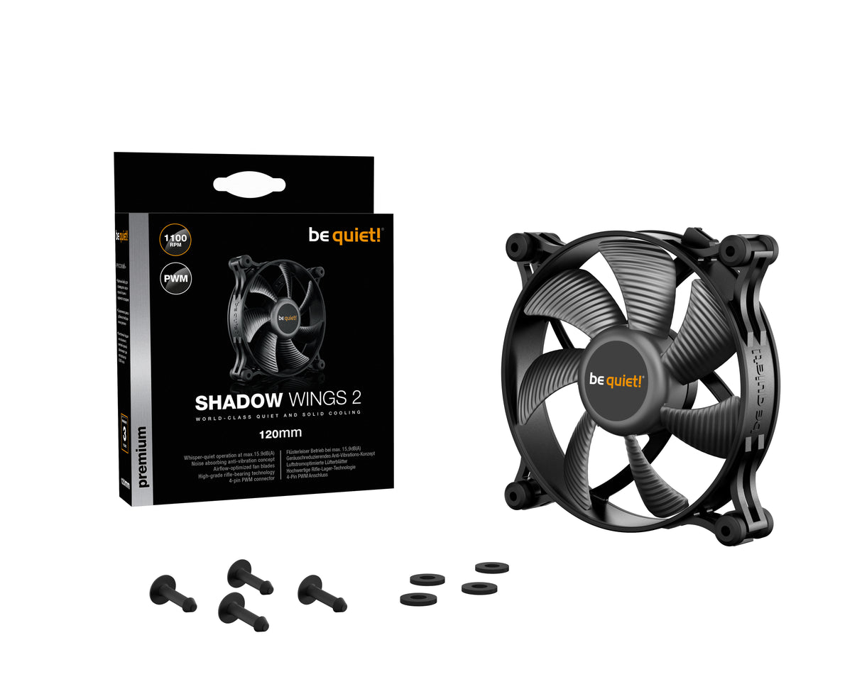 be quiet! BL085 sistemas de refrigeración para ordenadores Carcasa del ordenador Ventilador 12 mm No compatible
