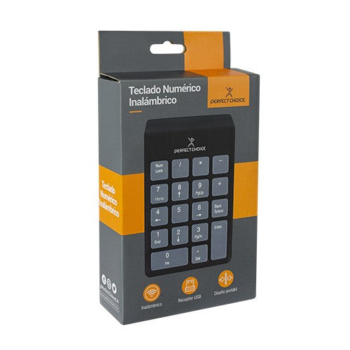 Perfect Choice PC-201014 teclado numérico Universal RF inalámbrico Negro