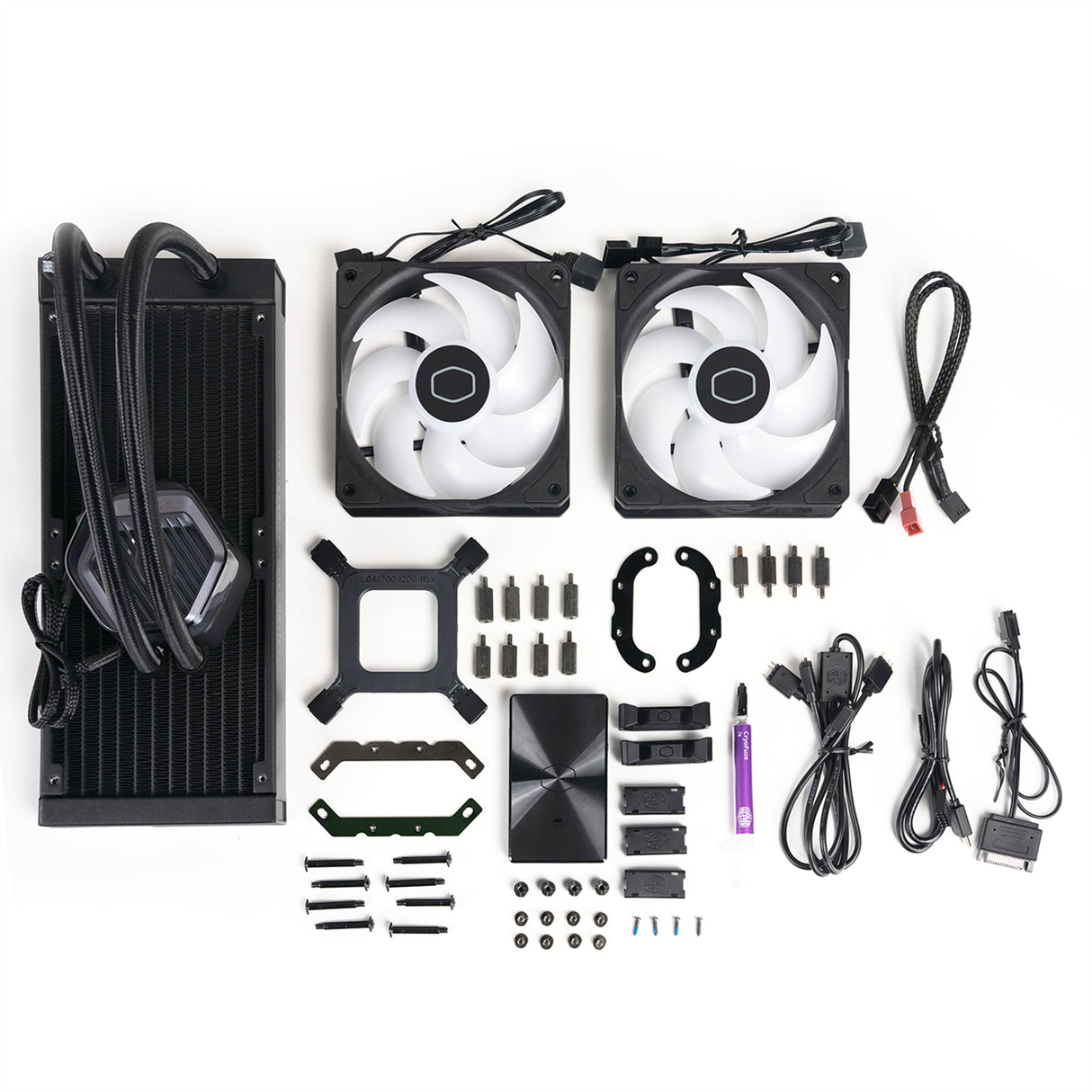 Cooler Master MasterLiquid 240 ATMOS Procesador Kit de enfriamiento líquido 12 cm Negro, 690 RPM, 2500 RPM