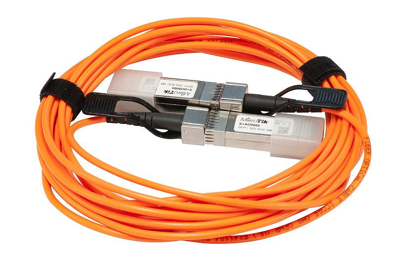 Mikrotik S+AO0005 Cable de fibra óptica e InfiniBand 5 m SFP+ Naranja