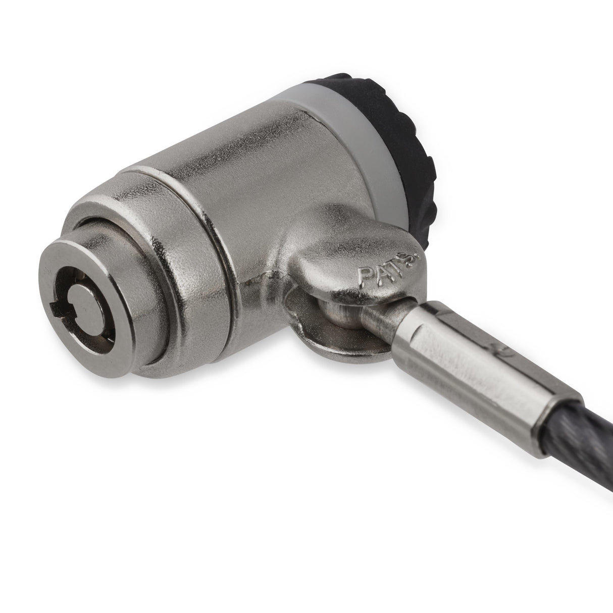 StarTech.com Candado con Cable para Portátil - con Traba de Ranura (Tipo K) - con Llave Cable Negro, Plata Portátil 2 llaves Kensington