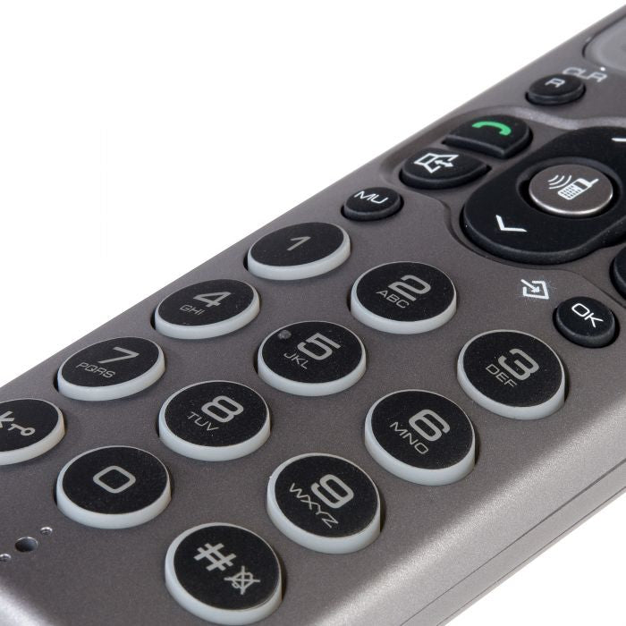 Steren TEL-2414 teléfono Teléfono DECT Identificador de llamadas Plata