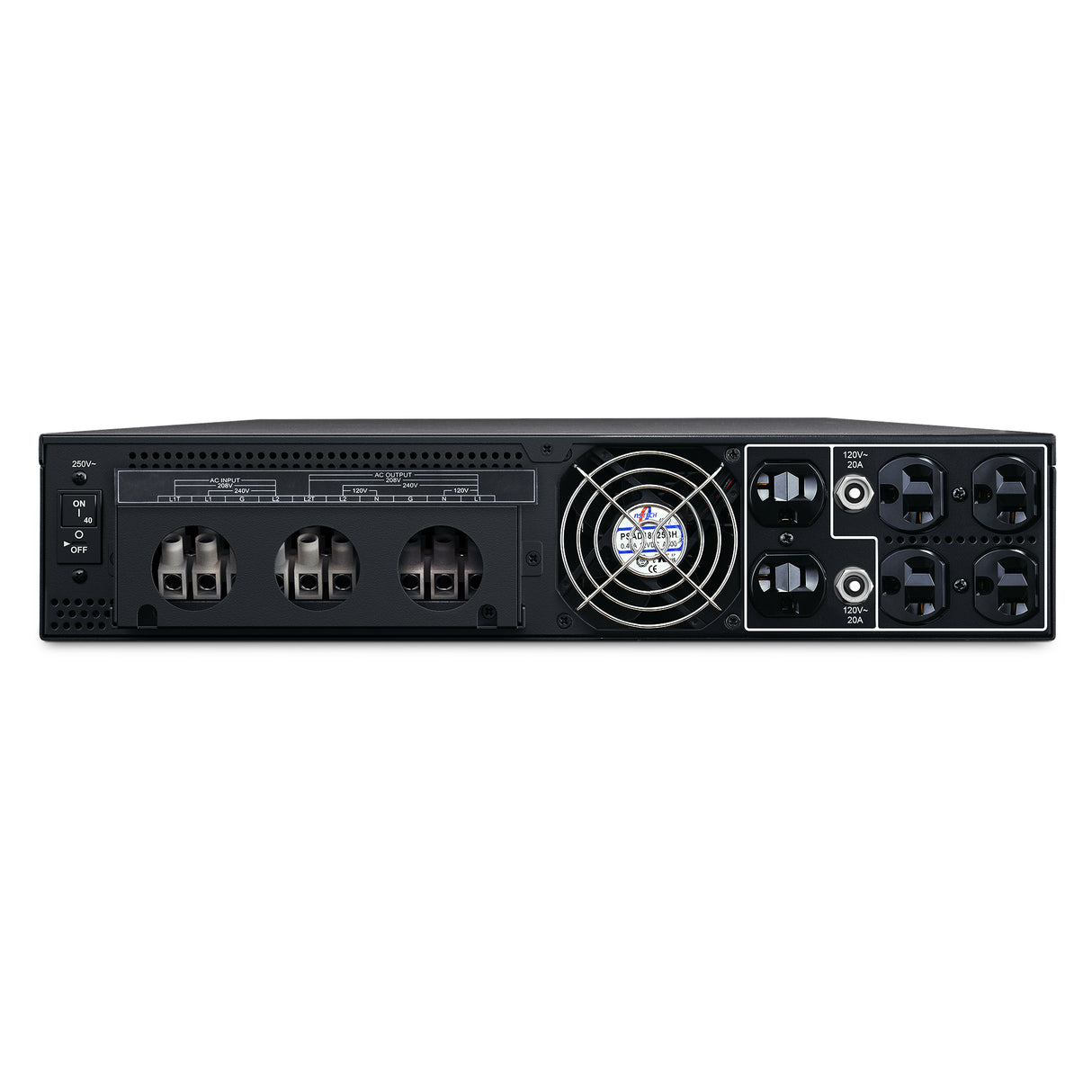 CyberPower OL10KSTF transformadores de aislamiento 7 salidas AC 200 - 240 V 50 - 60 Hz 120 - 208 V