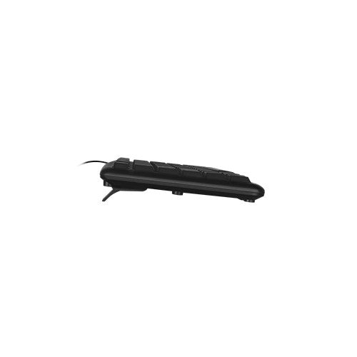 Perfect Choice PC-201038 teclado Hogar USB QWERTY Inglés Negro, Tamaño completo (100%), Alámbrico, Interruptor de membra