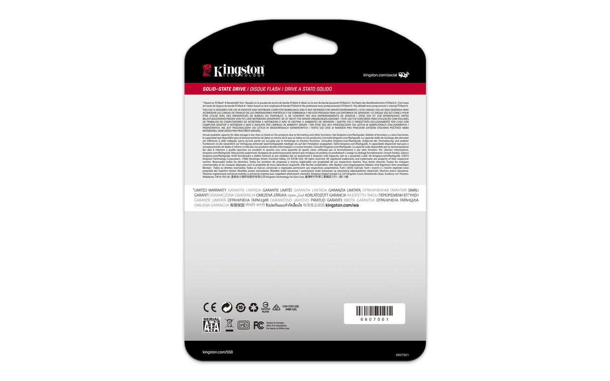 Kingston Technology A400 unidades internas de estado sólido 120 GB M.2 Serial ATA III TLC